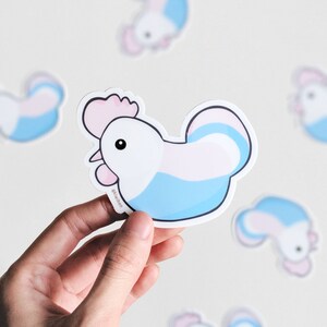 Chicken Sticker, Vinyl Stickers, Weatherproof Sticker, Cute Stickers, Laptop Stickers, Bumper Stickers, Animal Stickers, Planner Stickers