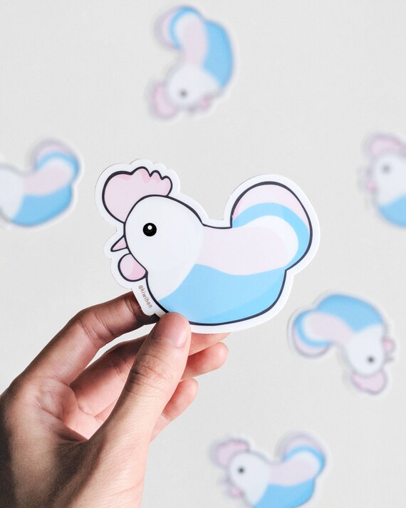 Chicken Sticker, Vinyl Stickers, Weatherproof Sticker, Cute Stickers, Laptop Stickers, Bumper Stickers, Animal Stickers, Planner Stickers