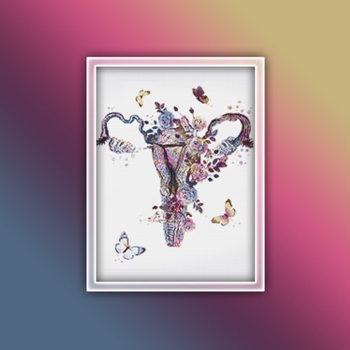 Anatomy Cross Stitch Pattern 1 Instant PDF Download Anatomy Etsy