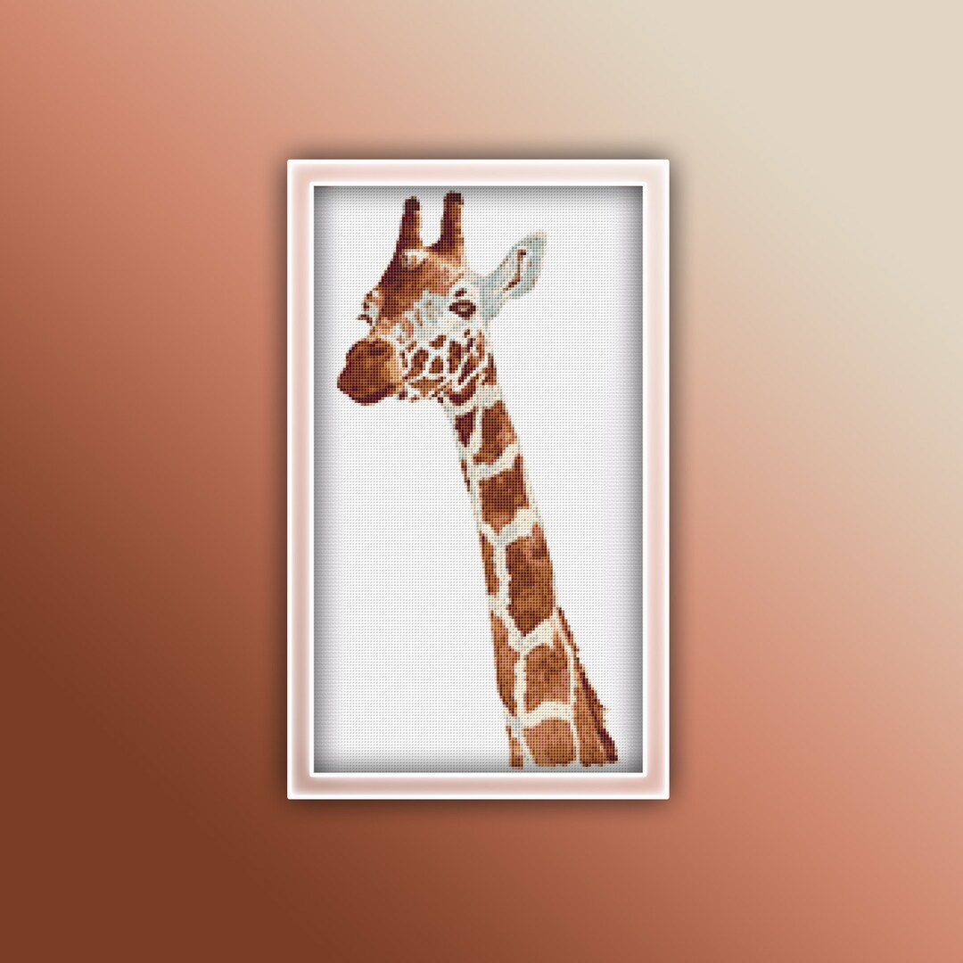 Giraffe Cross Stitch Pattern 14 Instant PDF Download - Giraffe ...