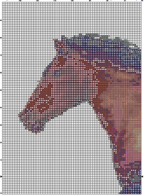 Horse Cross Stitch Pattern 20 Instant PDF Download Brown | Etsy
