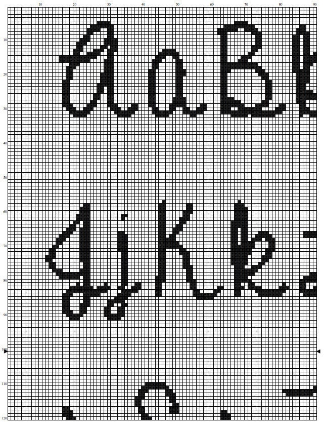 Alphabet Set Cross Stitch Pattern 2 Instant PDF Download Etsy