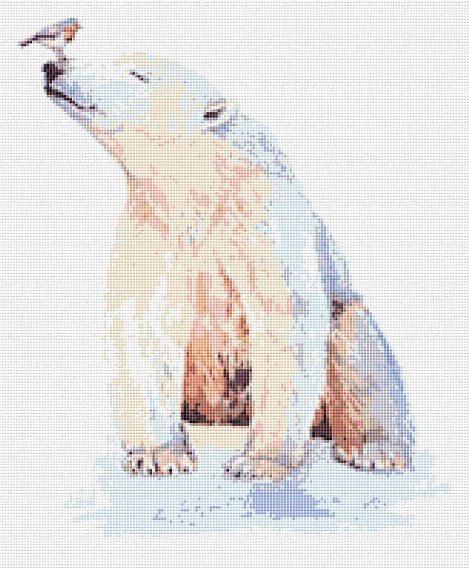 Polar Bear Cross Stitch Pattern 3 Instant PDF Download Polar Etsy
