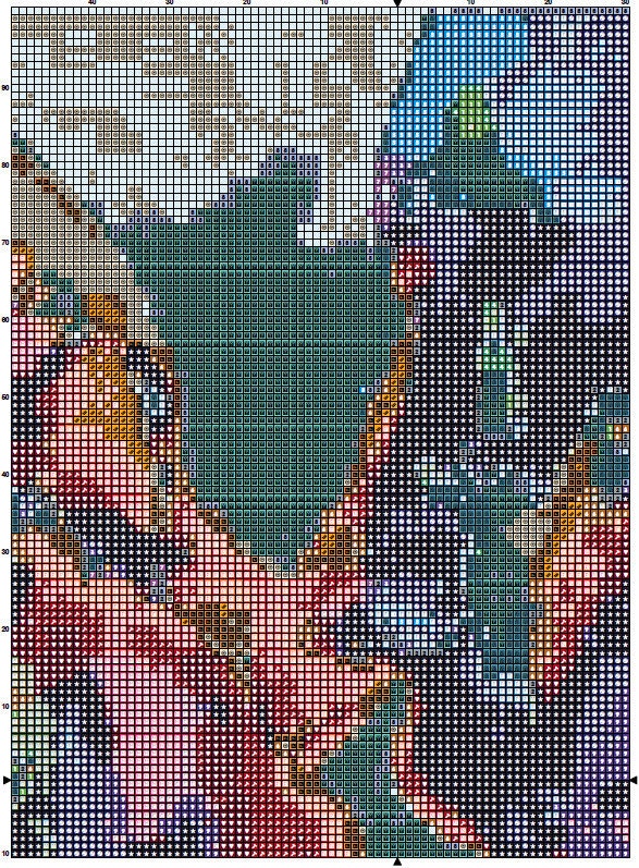 Kiss Cross Stitch Pattern Instant PDF Download Kiss Etsy