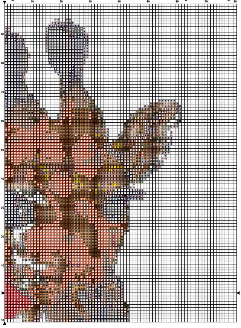 Giraffe Cross Stitch Pattern 12 Instant PDF Download Giraffe - Etsy