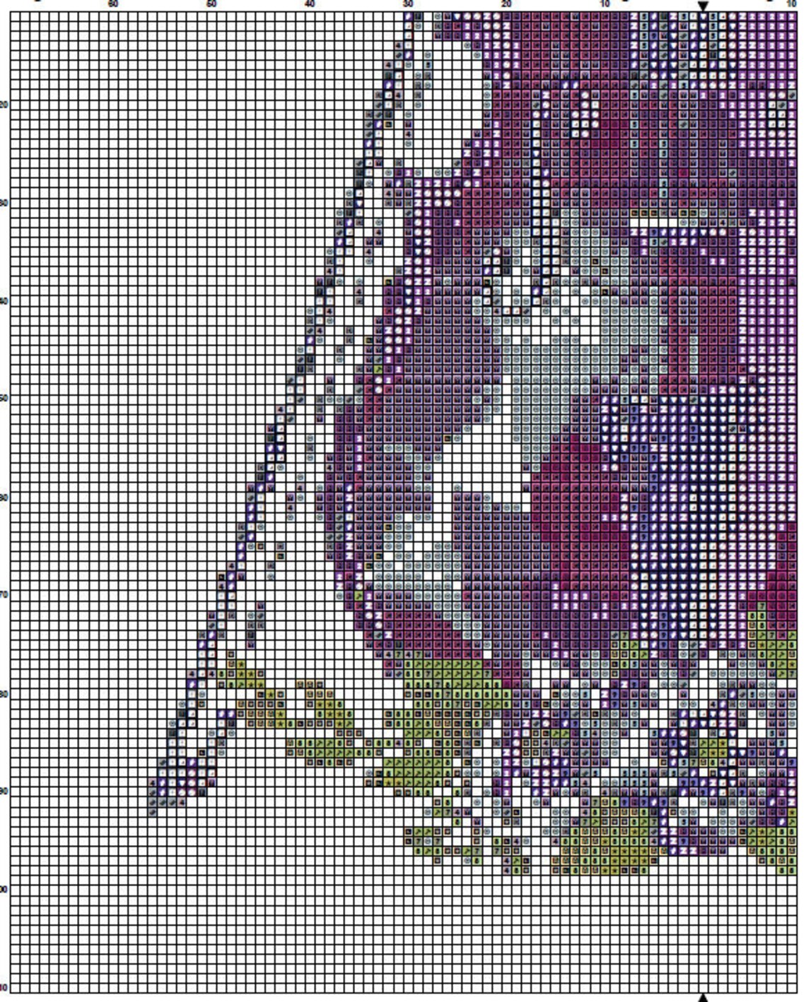Violin Cross Stitch Pattern 1 Instant PDF Download Violin Etsy