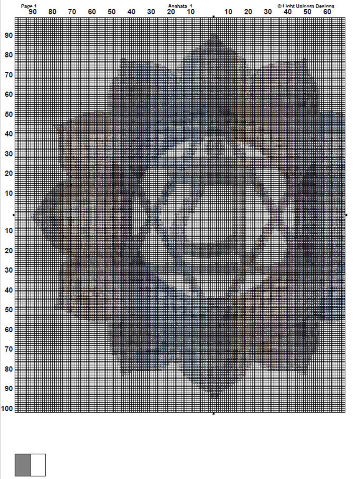 Anahata Cross Stitch Pattern 1 Instant Download Instant PDF Download ...