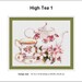 High Tea Cross Stitch Pattern 1 Instant PDF Download Tea - Etsy