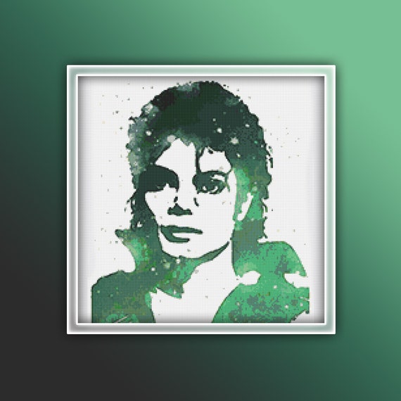 Michael Jackson Cross Stitch Pattern 3 Instant PDF Download | Etsy