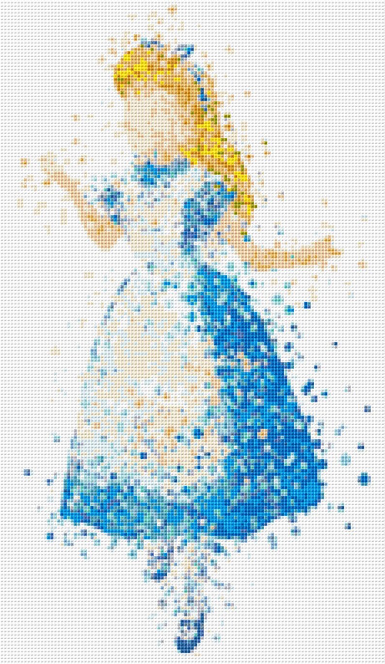 Alice in Wonderland Cross Stitch Pattern 1 Instant PDF Etsy