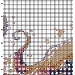 Octopus Cross Stitch Pattern 7 Instant PDF Download - Octopus ...