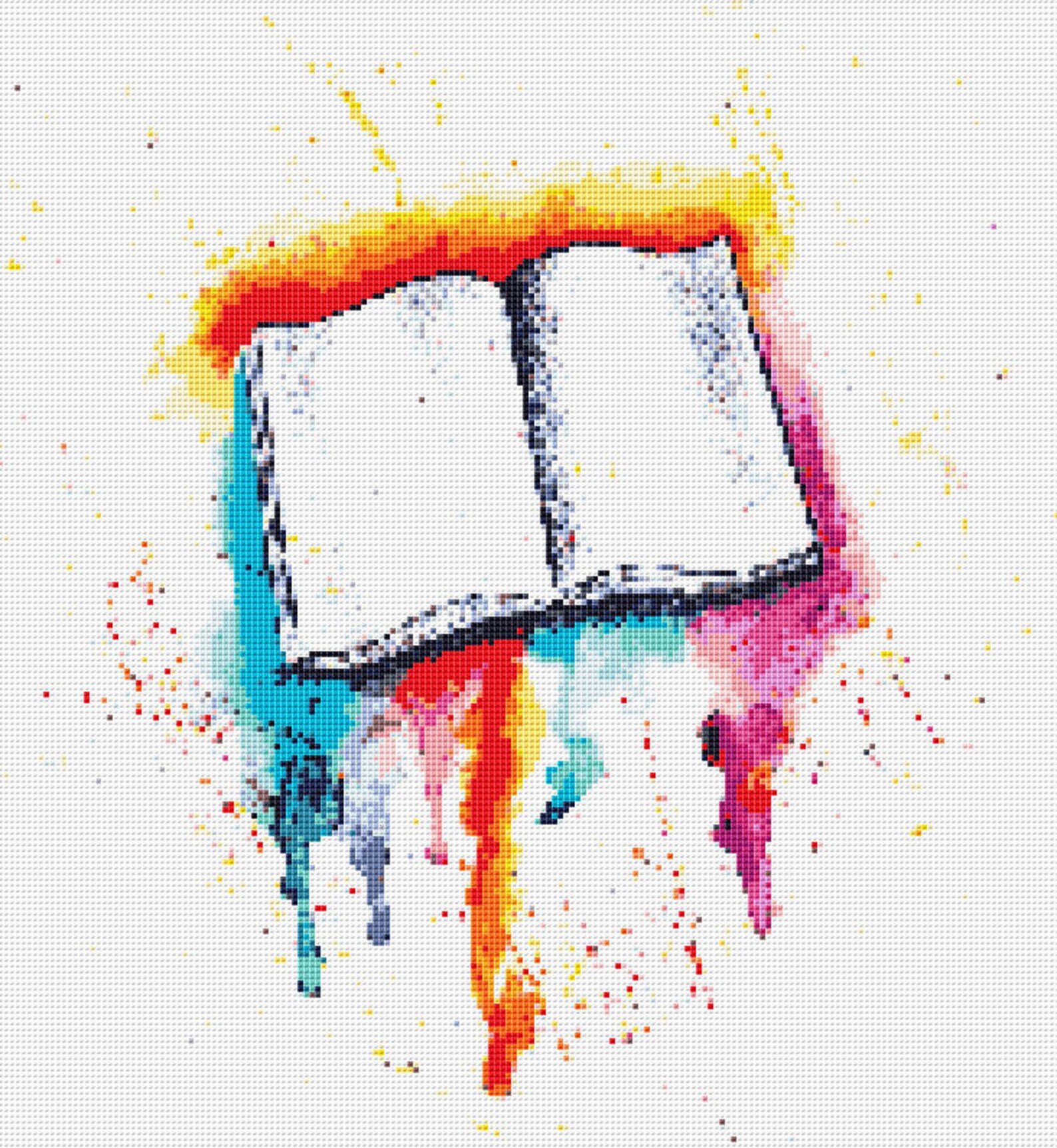 Book Cross Stitch Pattern 1 Instant PDF Download Book Etsy