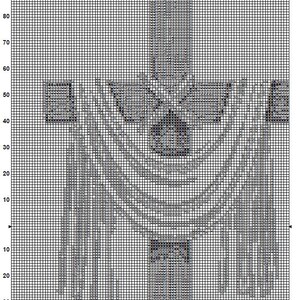 Jesus Cross Cross Stitch Pattern 1 Instant PDF Download | Christianity Watercolor Cross Stitch Pattern | Wooden Cross Stitch Pattern | image 8