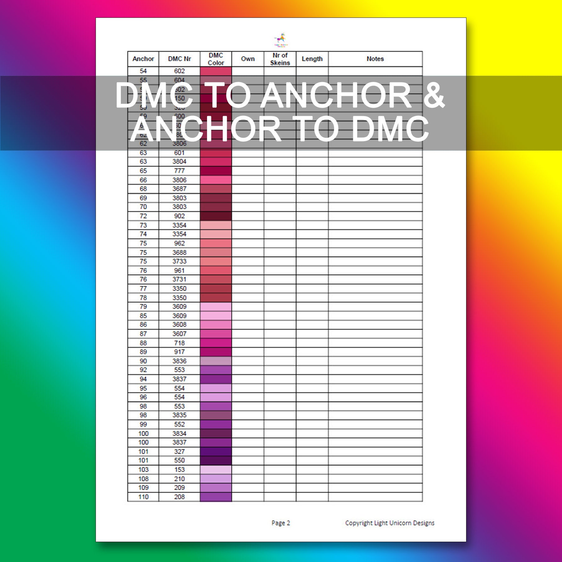 dmc-to-anchor-conversion-chart-pdf-instant-download-cross-etsy