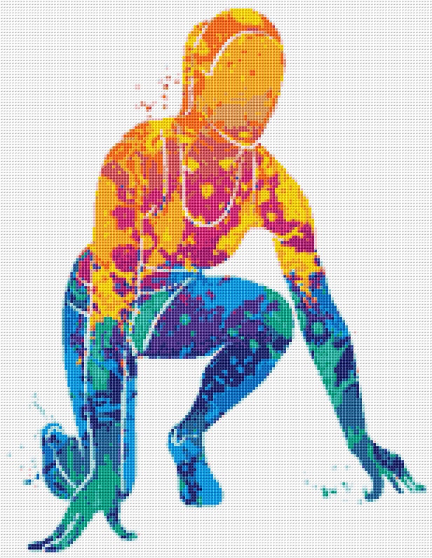 Runner Cross Stitch Pattern 3 Instant Download Instant PDF Etsy España