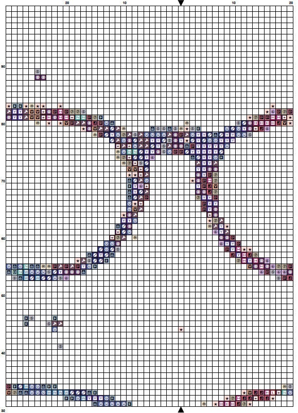 Glasses Cross Stitch Pattern 3 Instant PDF Download Etsy