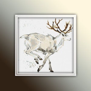 Deer Cross Stitch Pattern PDF Pattern Digital Download