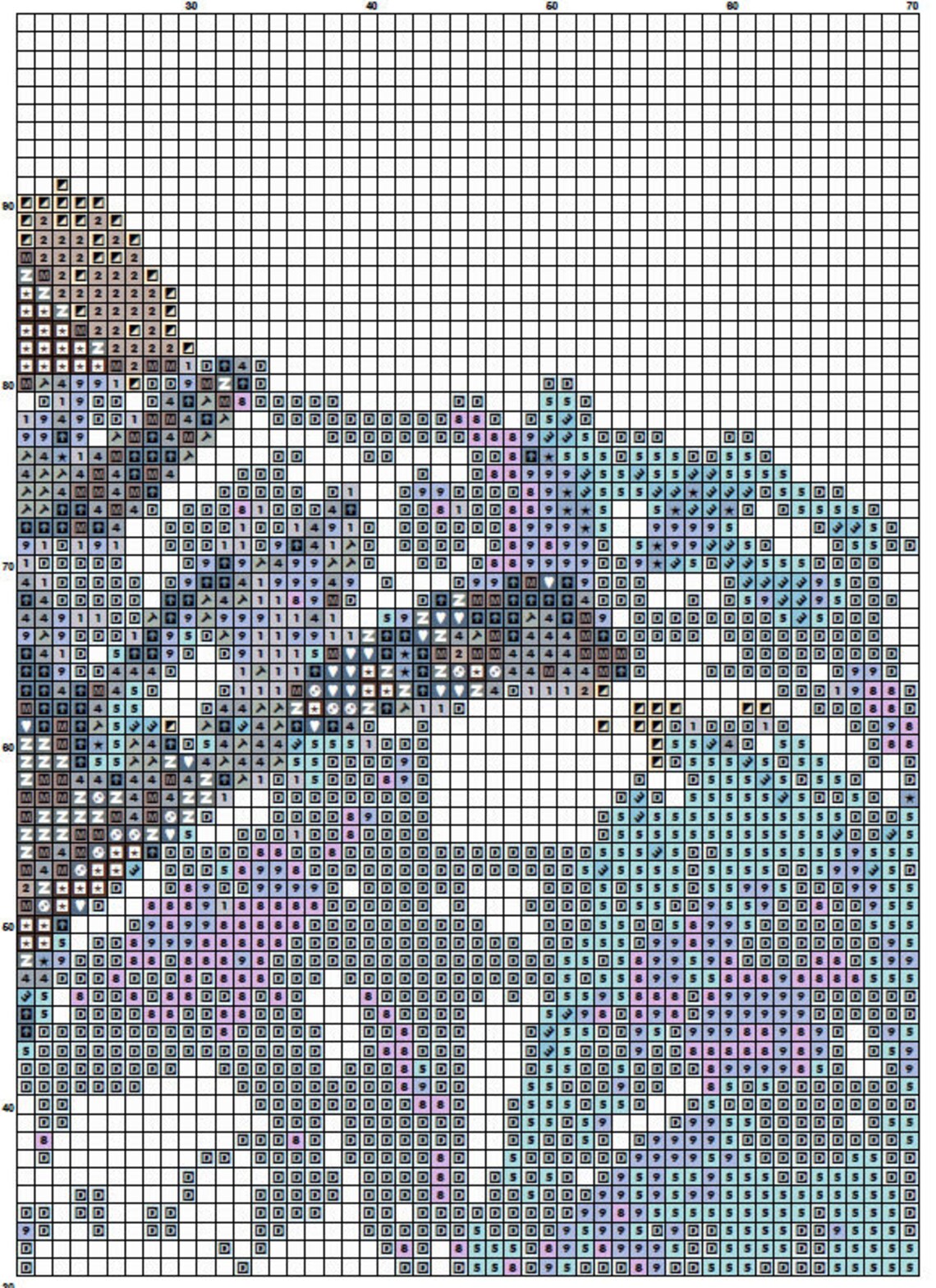 Wedding Ring Cross Stitch Pattern 1 Instant PDF Download Etsy