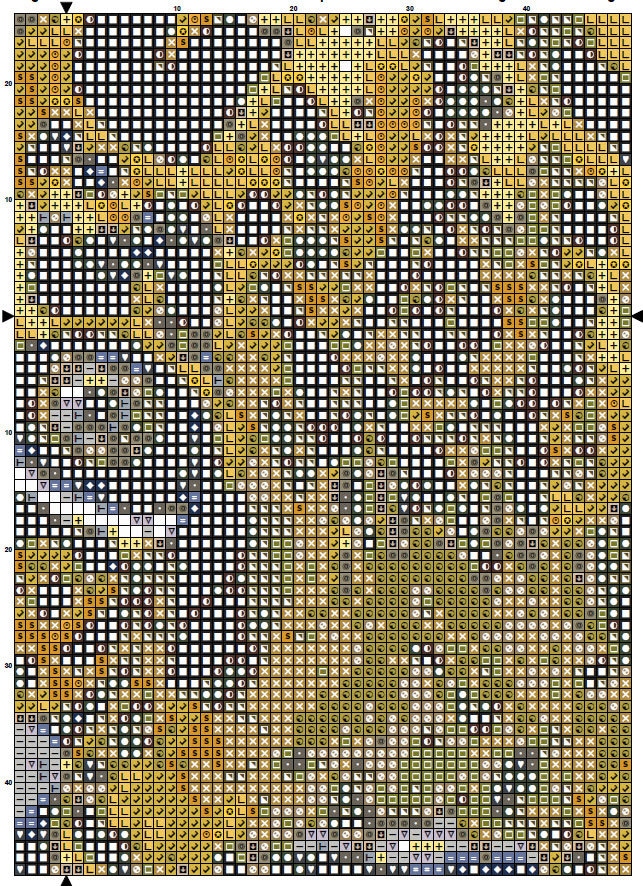 Leopard Cross Stitch Pattern Instant PDF Download Leopard Etsy