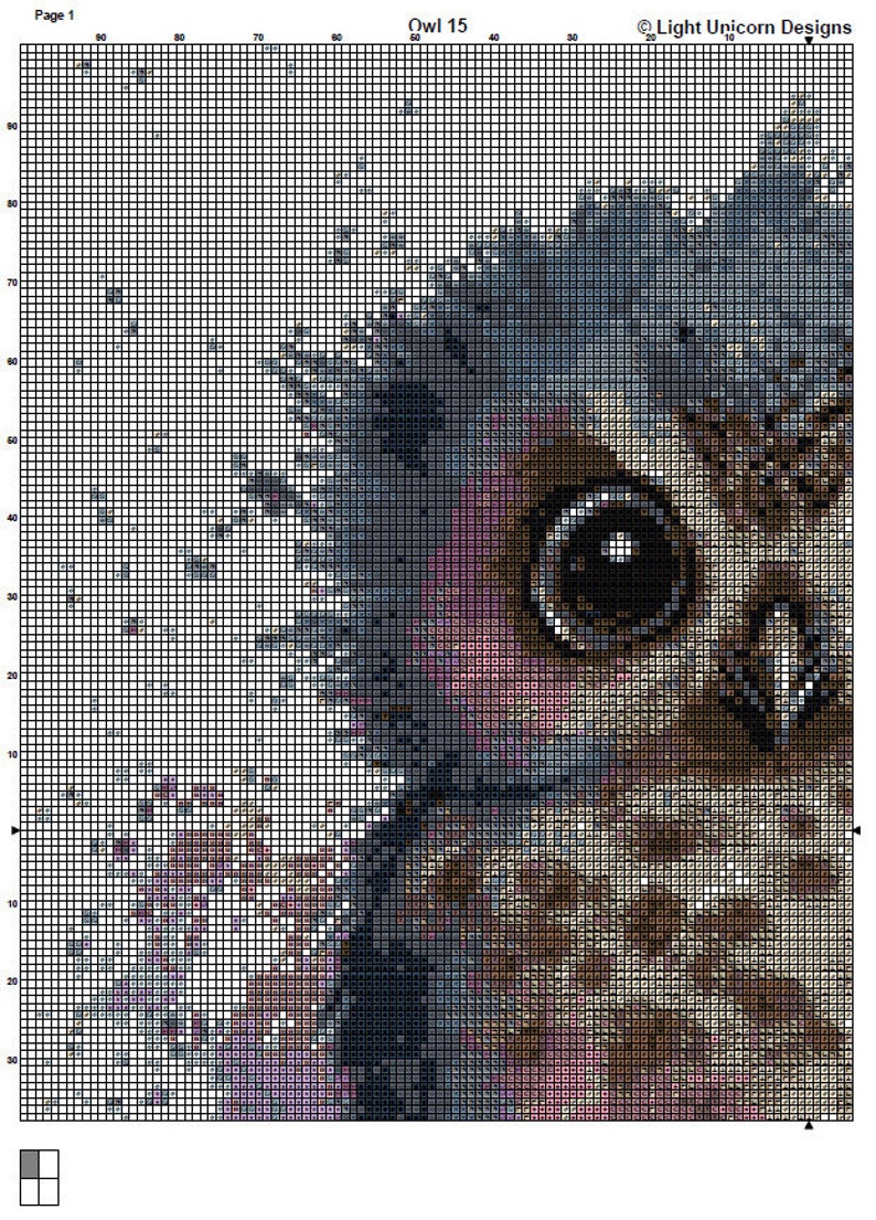 Owl Cross Stitch Pattern 15 Instant Download Instant PDF Download ...