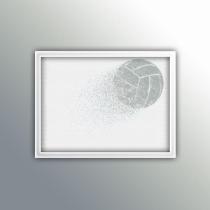 Volley Ball Cross Stitch Pattern 1 Instant Download Instant PDF Download - Volley Ball Watercolor Cross Stitch Pattern