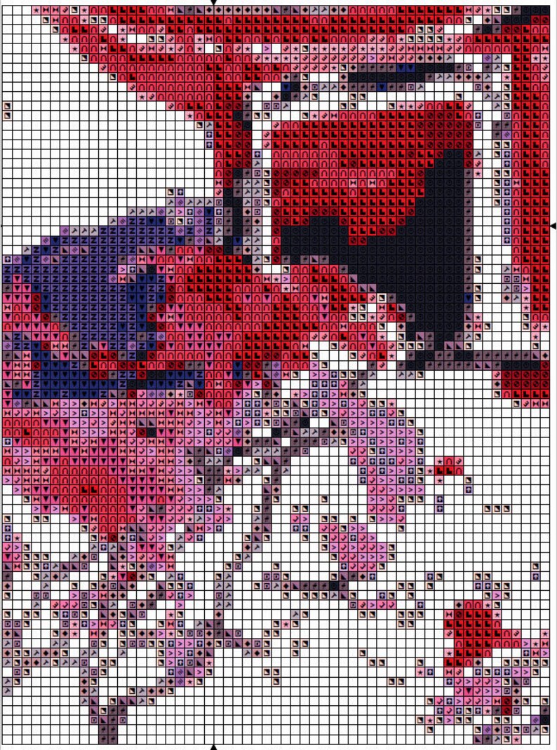 Japan Cross Stitch Pattern Instant PDF Download Tree Etsy