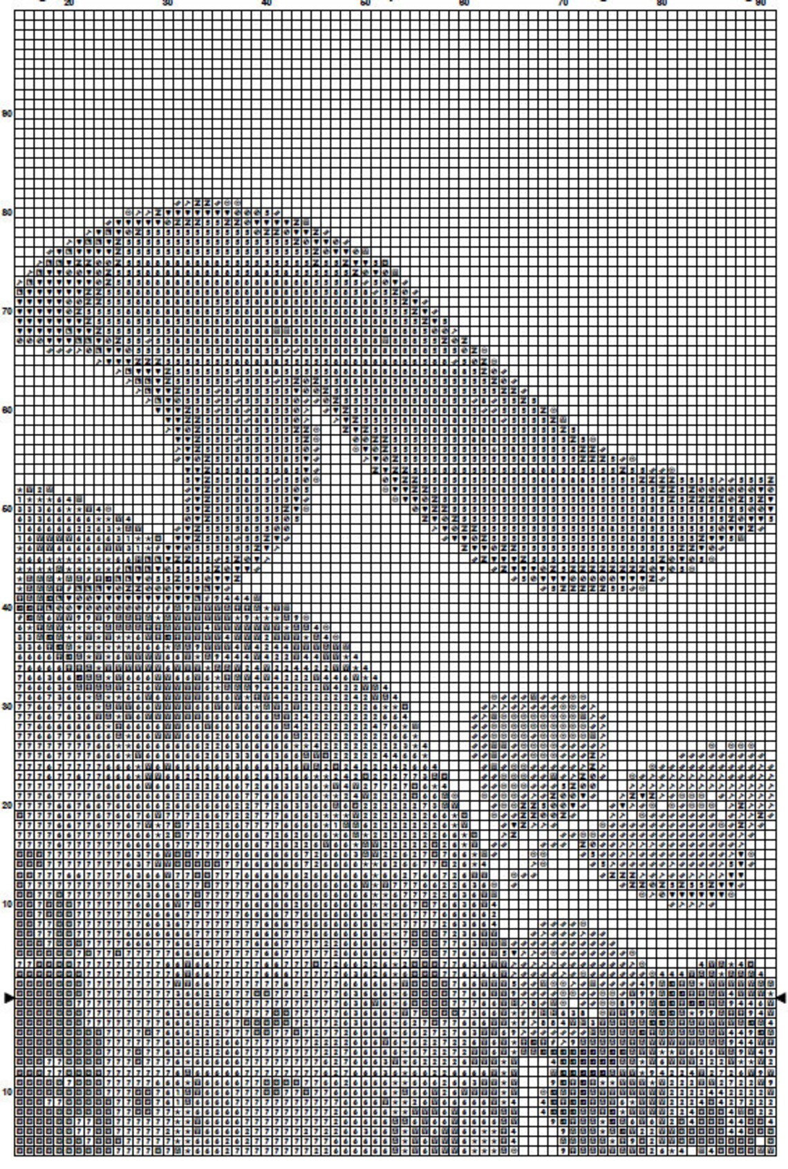 Pumpkin Cross Stitch Pattern 1 Instant PDF Download Autumn | Etsy