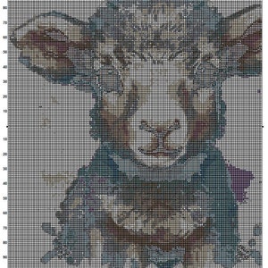 Sheep Cross Stitch Pattern 2 Instant Download Instant PDF Download Lamb