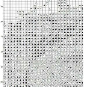 Starry Night Cross Stitch Pattern 1 Instant PDF Download - Vincent Van ...