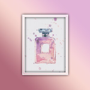 Perfume Cross Stitch Pattern Instant PDF Download - Perfume Watercolor Cross Stitch Pattern