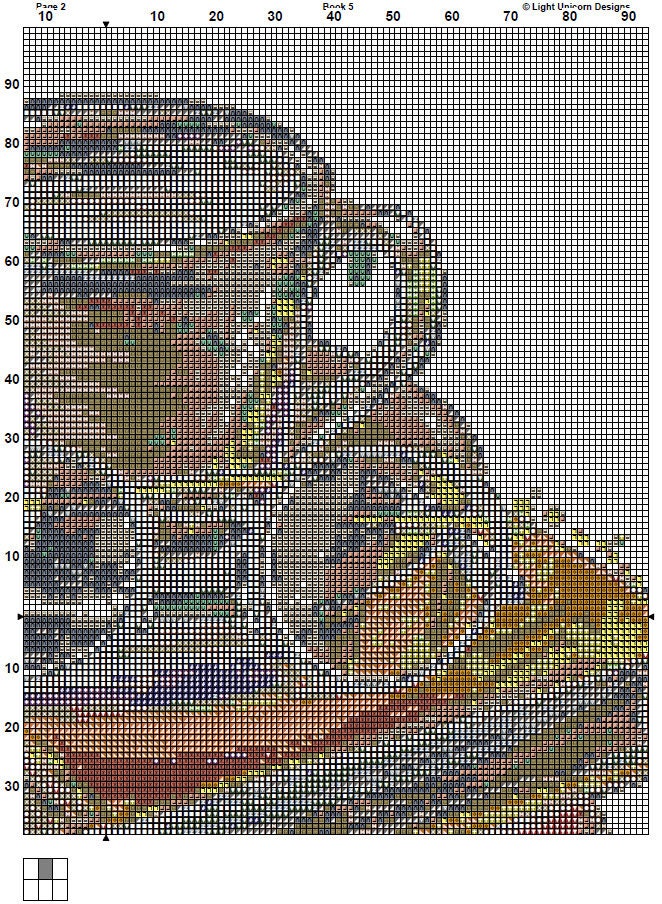 Book Cross Stitch Pattern 5 Instant PDF Download - Reading Glasses ...