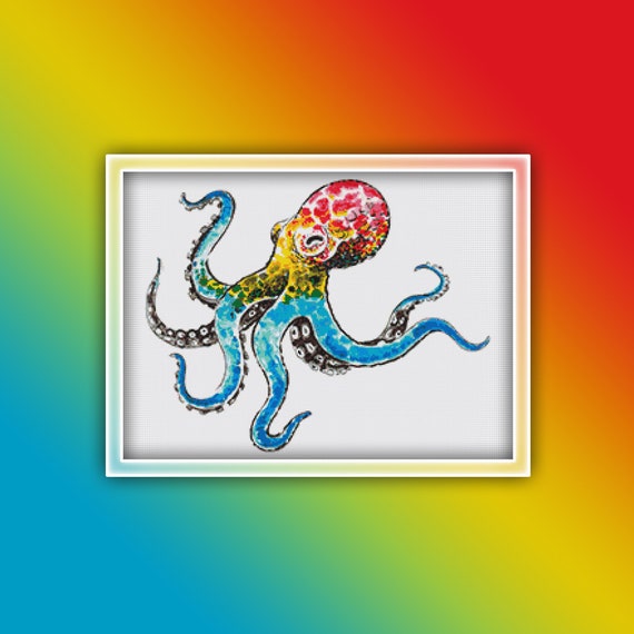 Felpa octopus deals arcobaleno