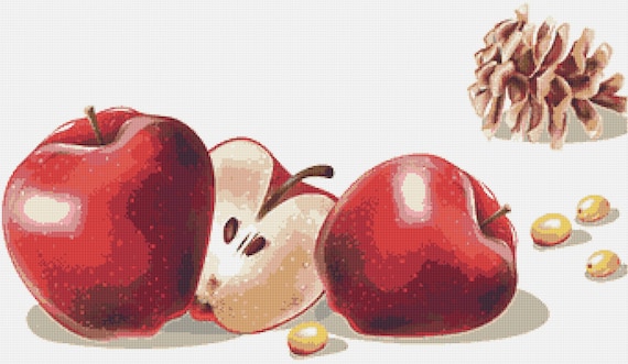 Cùng nhau vẽ 5 quả táo đẹp tuyệt vời