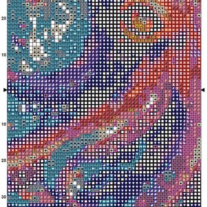 Octopus Cross Stitch Pattern 10 Instant PDF Download - Octopus ...