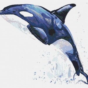 Orca Cross Stitch Pattern 2 Instant PDF Download Killer | Etsy