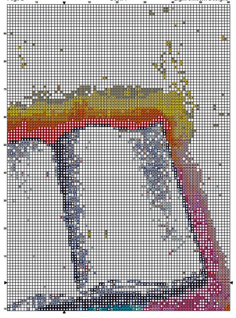 Book Cross Stitch Pattern 1 Instant PDF Download Book Etsy