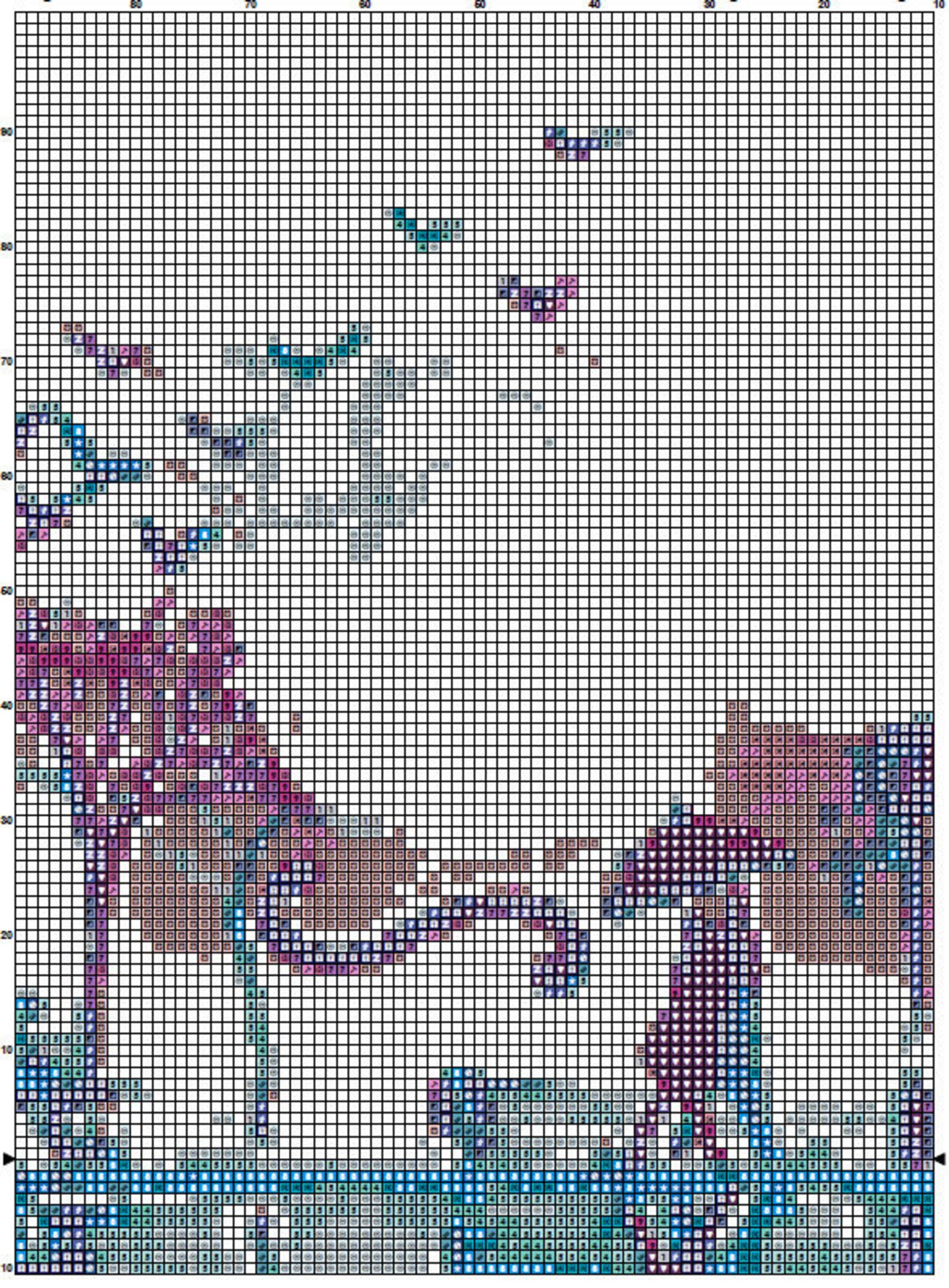 Violin Cross Stitch Pattern 2 Instant PDF Download Violin Etsy