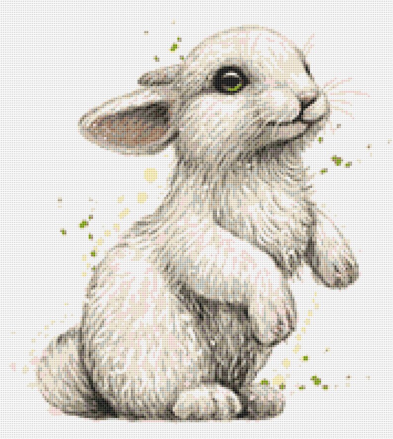 Bunny Cross Stitch Pattern 4 Instant Download Instant PDF | Etsy