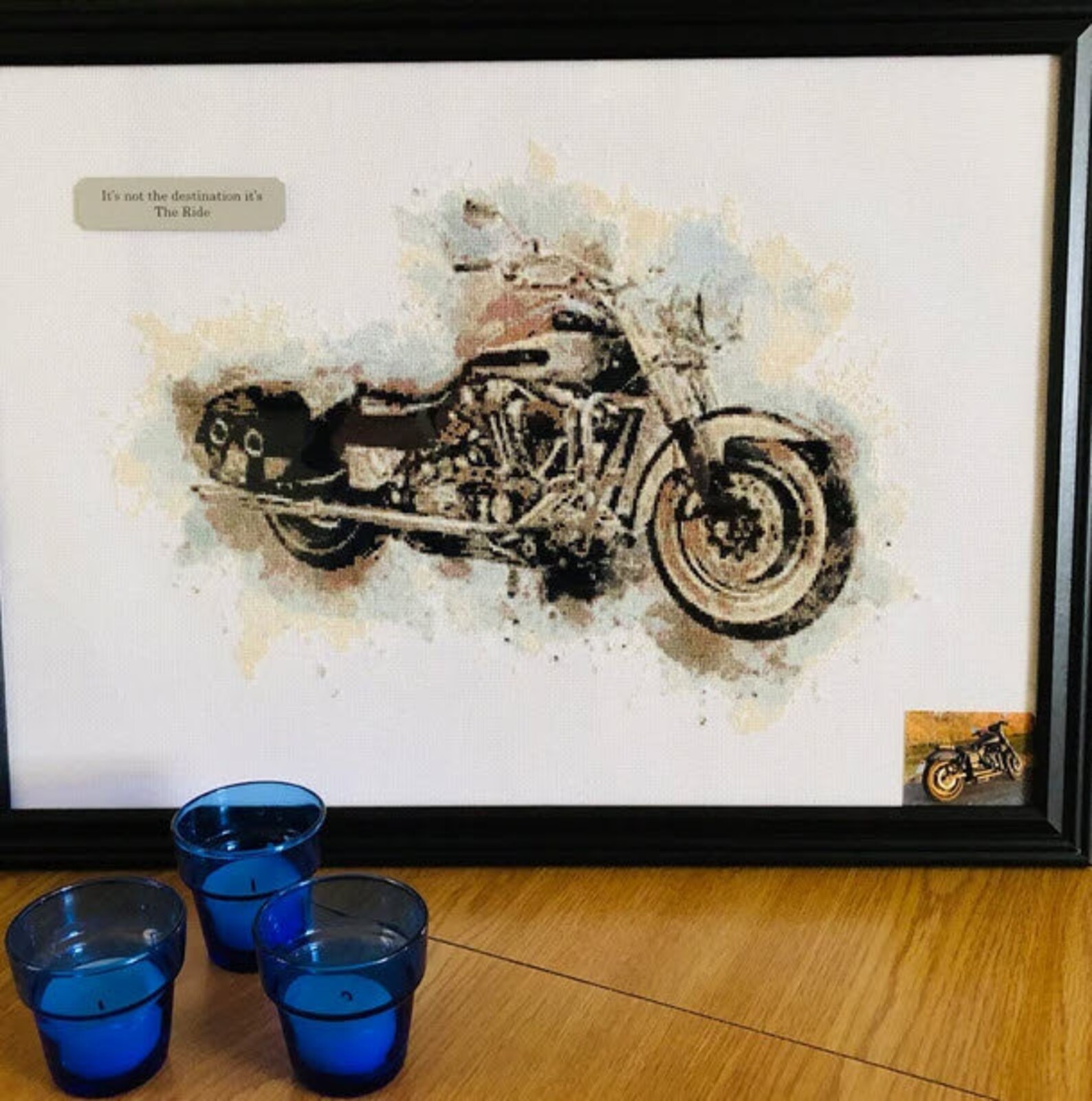 Harley Davidson Cross Stitch Pattern 1 Instant PDF Download Etsy