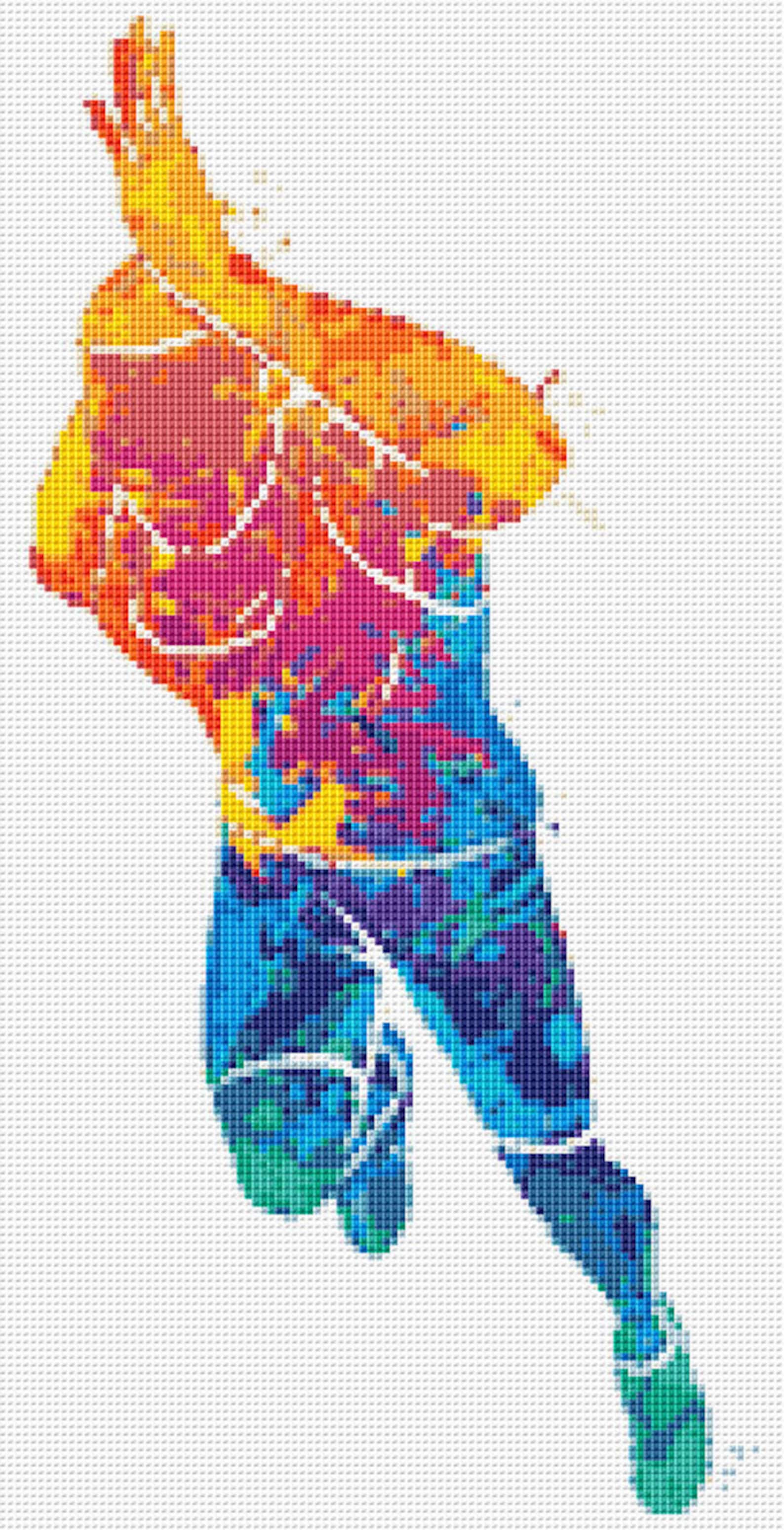 Runner Cross Stitch Pattern 2 Instant Download Instant PDF Etsy