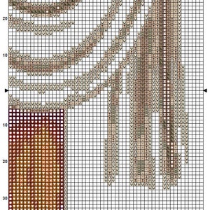 Jesus Cross Cross Stitch Pattern 1 Instant PDF Download | Christianity Watercolor Cross Stitch Pattern | Wooden Cross Stitch Pattern | image 6