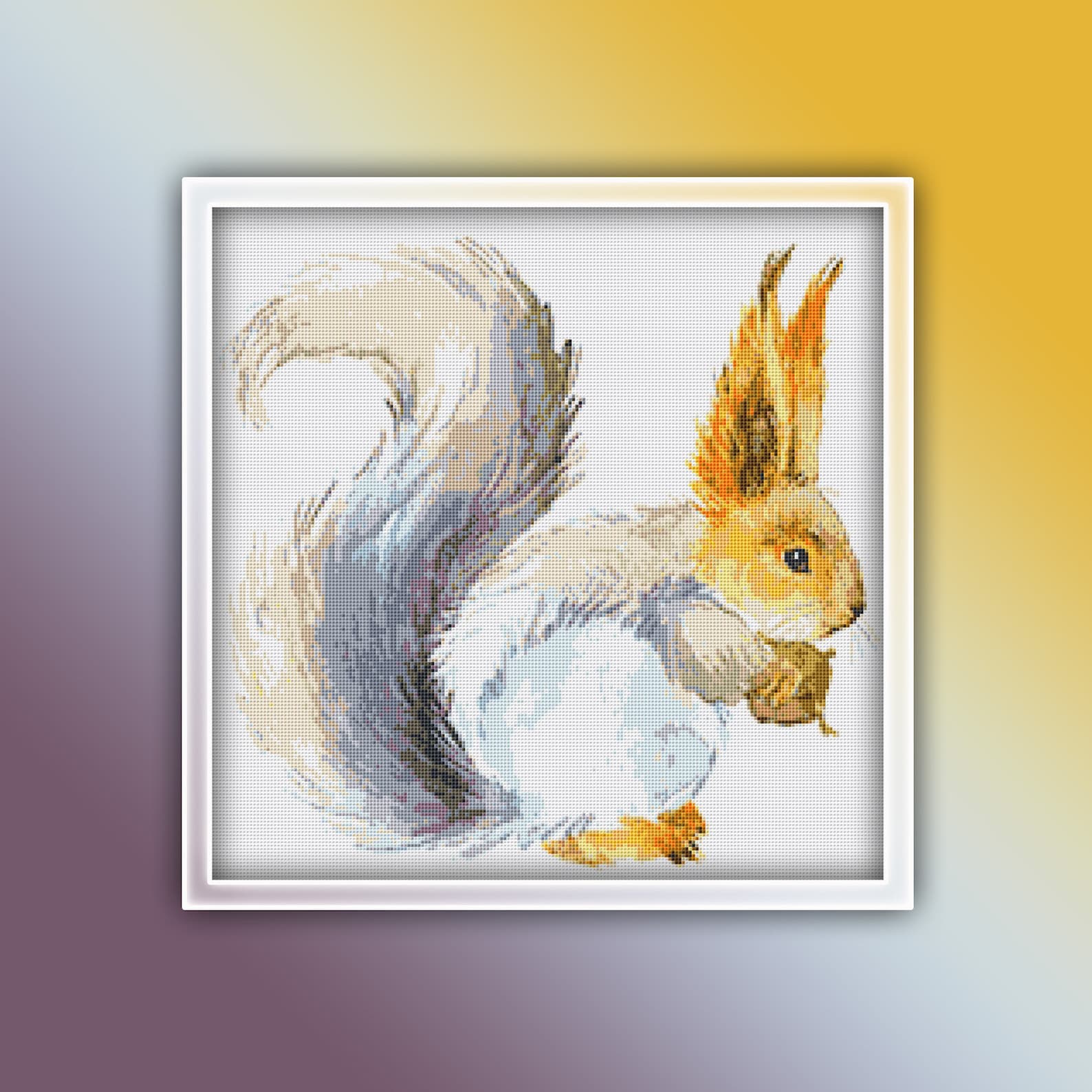 Squirrel Cross Stitch Pattern 2 Instant PDF Download - Etsy