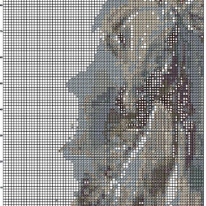 White Horse Cross Stitch Pattern 2 Instant PDF Download - Etsy