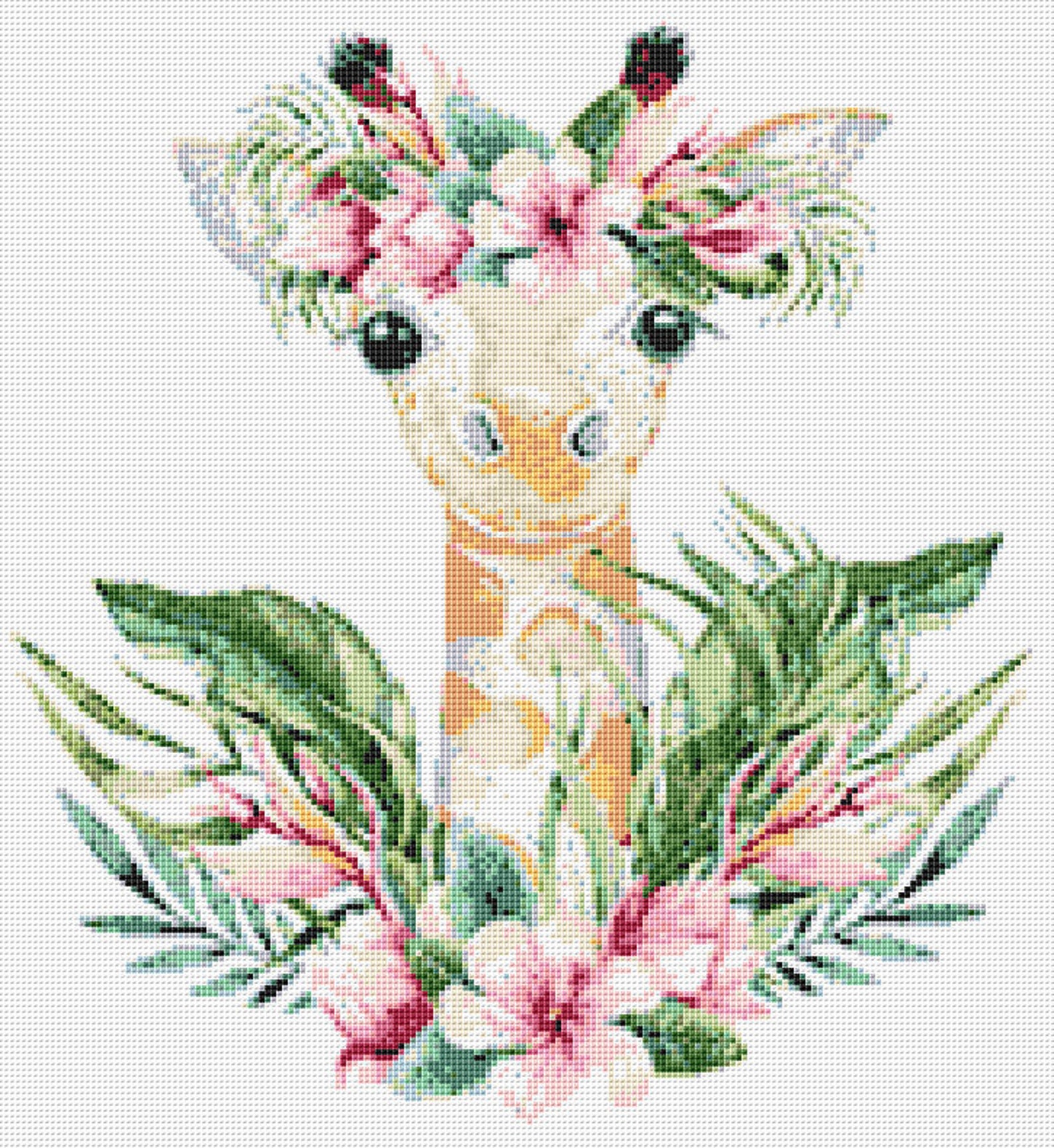 Baby Giraffe Cross Stitch Pattern 3 Instant Download Instant Etsy