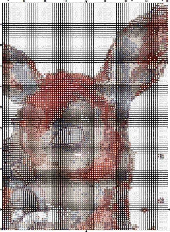 Deer Cross Stitch Pattern 18 Instant PDF Download Deer | Etsy