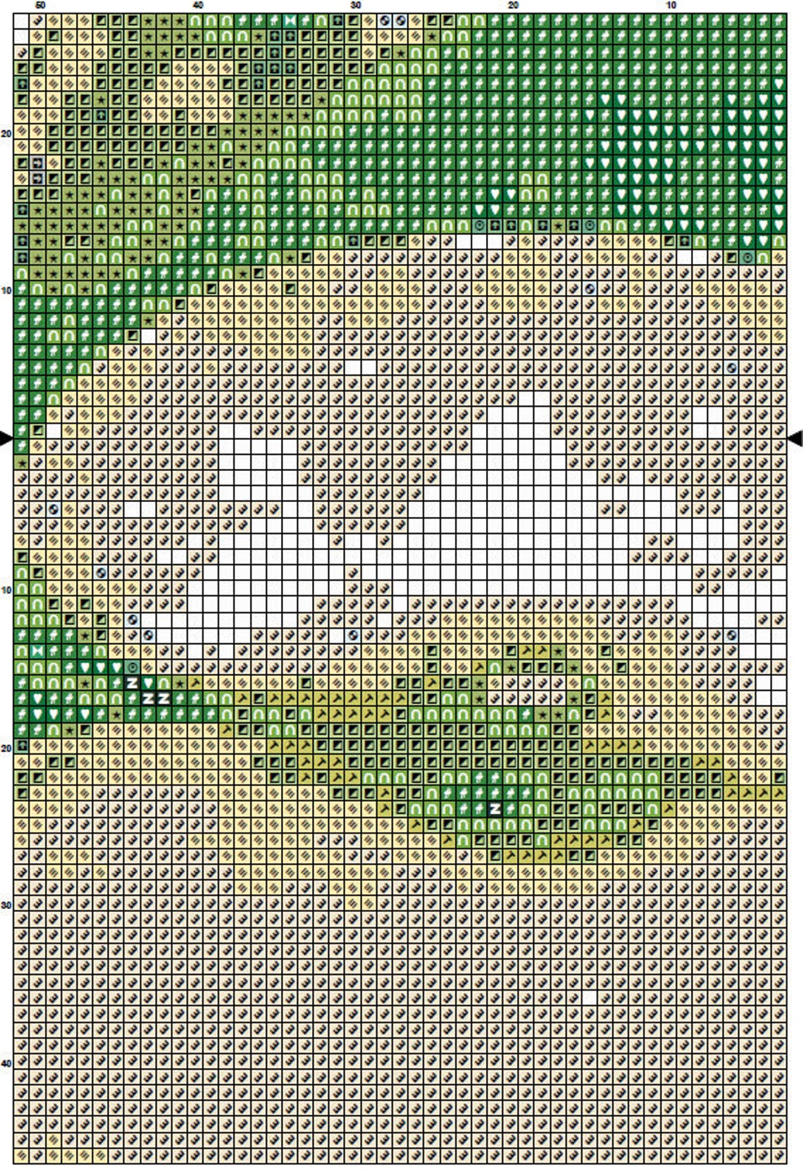 Green Apples Cross Stitch Pattern Instant PDF Download Apple Etsy