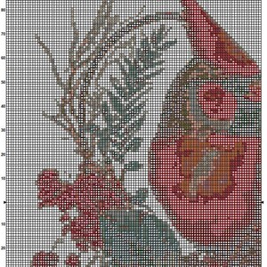 Cardinals Heart Cross Stitch Pattern 3 Instant PDF Download ...