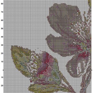 Cherry Blossoms Flower Cross Stitch Pattern 4 Instant PDF Download ...