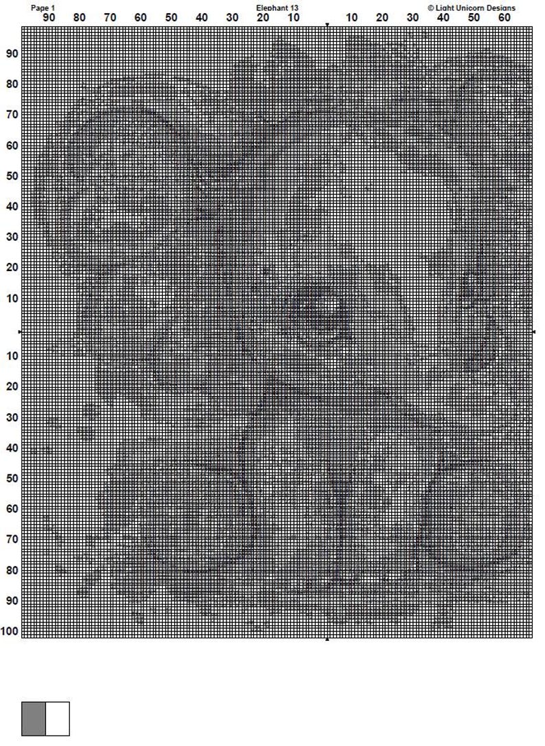 Elephant Cross Stitch Pattern 13instant Download Instant PDF Download ...