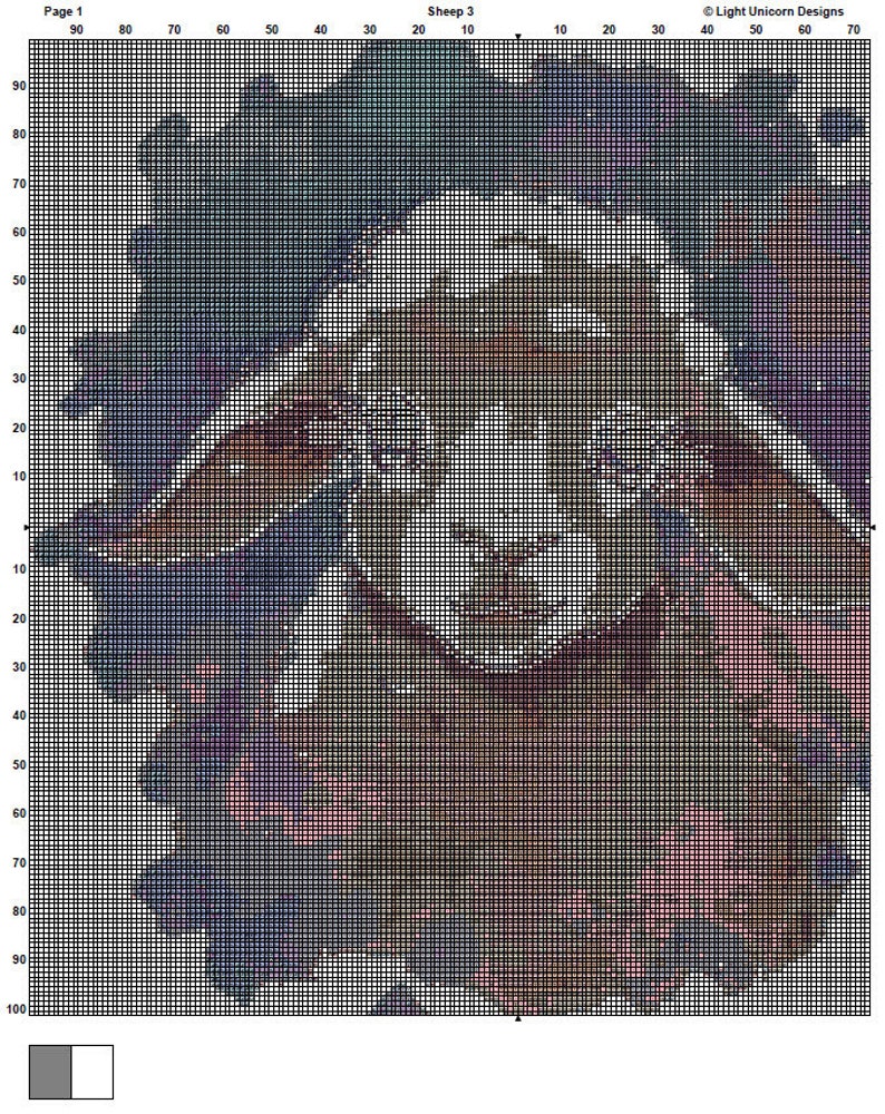 Sheep Cross Stitch Pattern 3 Instant Download Instant PDF - Etsy